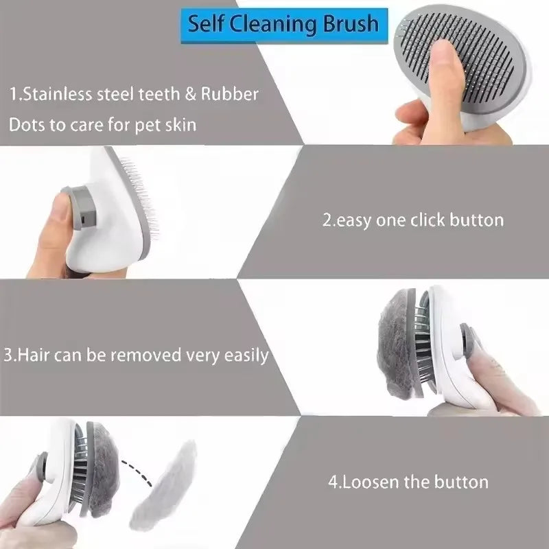 Pet Grooming Hair Removal Brush