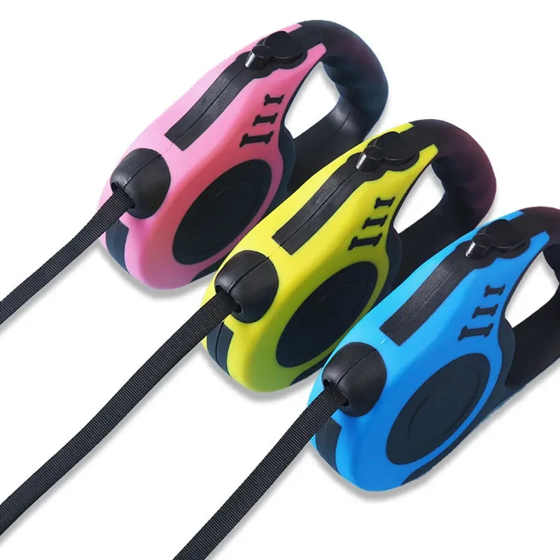 3M/5M Retractable Dog Leash Automatic Flexible Dog Puppy Cat