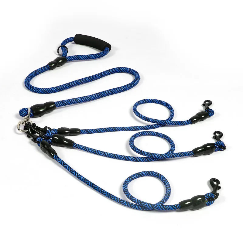 Triple Dog Leash with Foam Handle