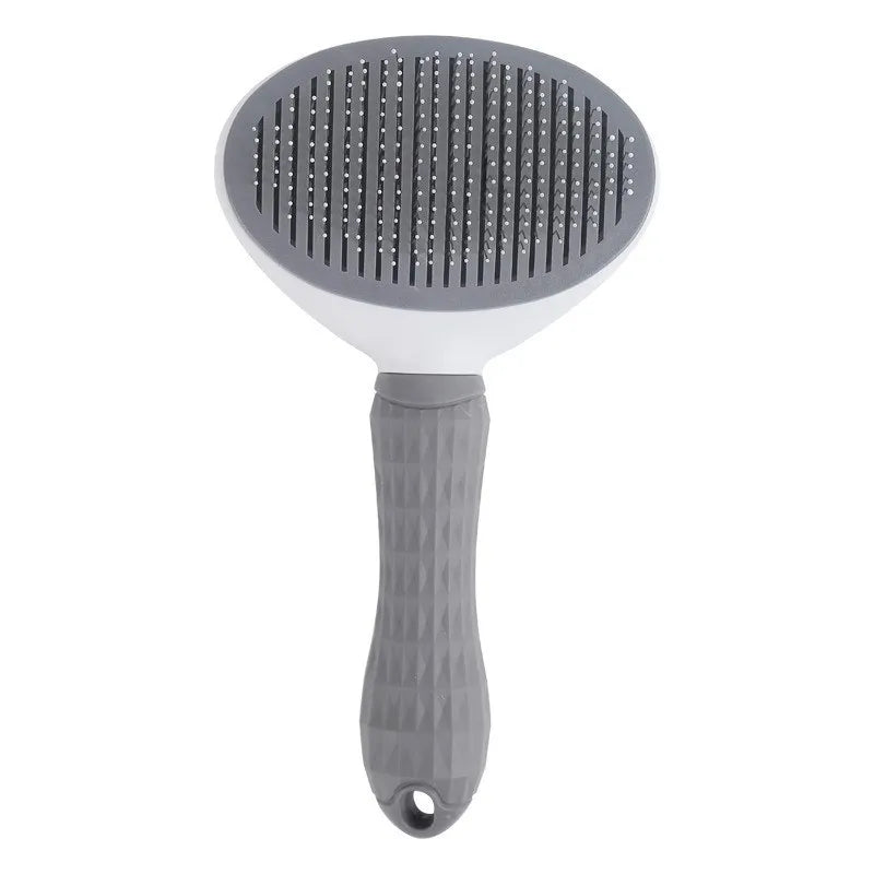 One-Click Self-Cleaning Pet Slicker Brush