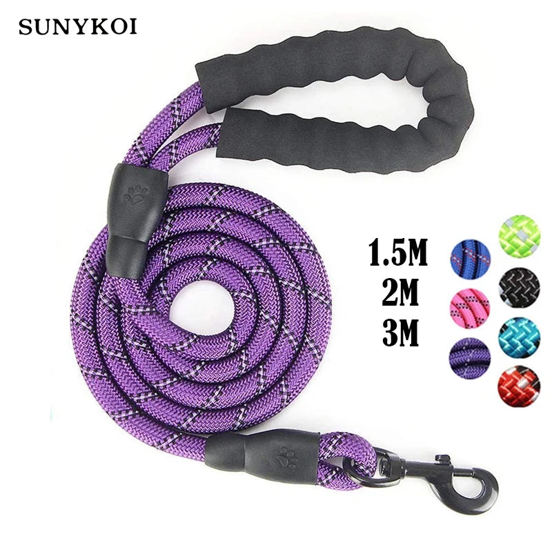 Heavy Duty Reflective Nylon Dog Leash