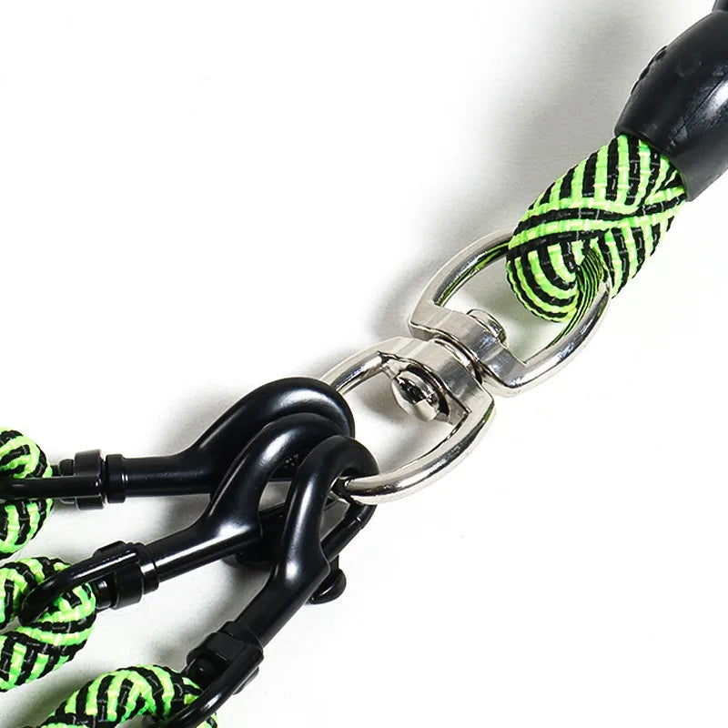 Triple Dog Leash with Foam Handle