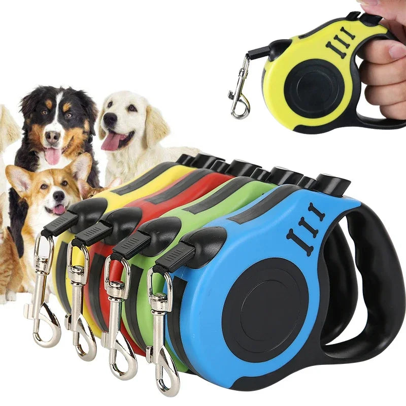 3M/5M Retractable Dog Leash Automatic Flexible Dog Puppy Cat